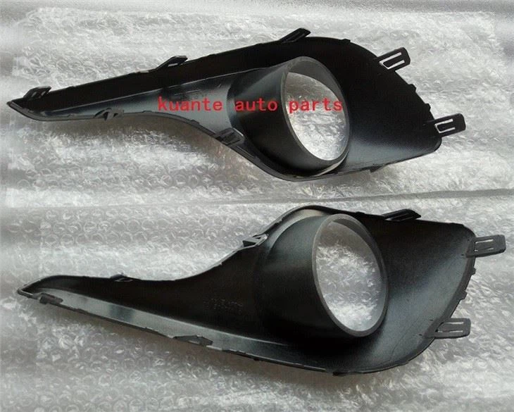 silver fog lamp cover