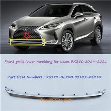 Κάτω καλούπι μπροστινής μάσκας για Lexus RX350 2019-2021 53122-48100 53122-0E200 53121-48170 53122-0E210